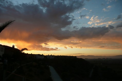 LA Sunset My very first night in LA and I get this welcome.