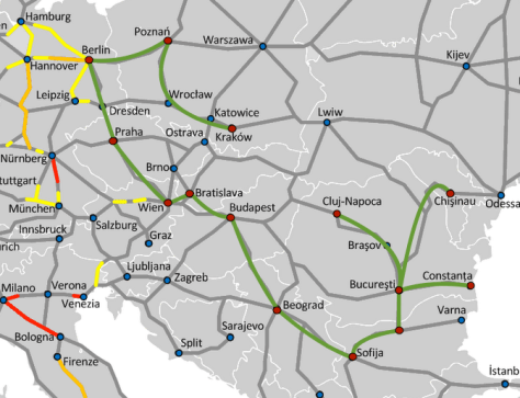 I do like the idea that on reaching Bucharest, I'll be able to divide into three...