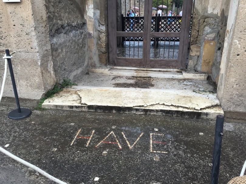 My Latin isn't the best, but even I know this is a greeting.