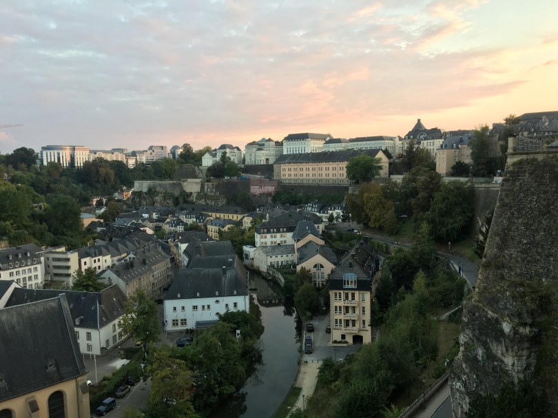 Down there somewhere is where I had my birthday dinner.