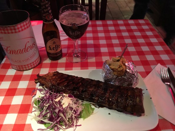 As good a way as any to end the holiday: Endless ribs.