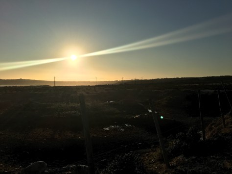 Sunset over the Pacific again, seen from somewhere north of La Serena.